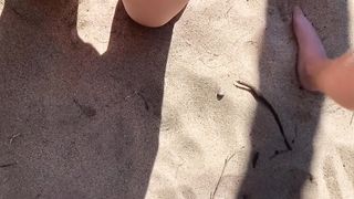 Nude Beach Real Life Risky Fucking & Huge Cumshot