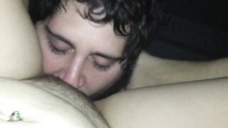 Tongue Fucking and Smothering my Face in her VERY Fat Hairy Pussy