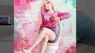 ASMR FUNNY TOILET SOUNDS VIDEO I POWER COSPLAY