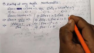 Trigonometrical Ratios of any angle Math Slove By Bikash Educare Episode 18