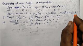 Trigonometrical Ratios of any angle Math Slove By Bikash Educare Episode 18