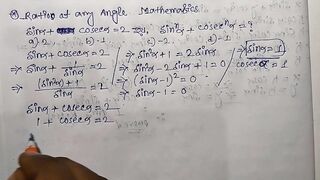 Trigonometrical Ratios of any angle Math Slove By Bikash Educare Episode 18