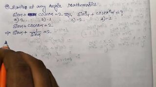 Trigonometrical Ratios of any angle Math Slove By Bikash Educare Episode 18