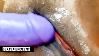 Phat creamy pussy masturbation