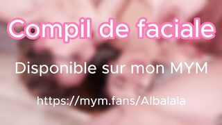 Compil de cumshot éjaculation faciale de qualité, j'adore le partager avec mes copines