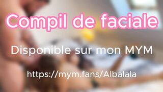 Compil de cumshot éjaculation faciale de qualité, j'adore le partager avec mes copines