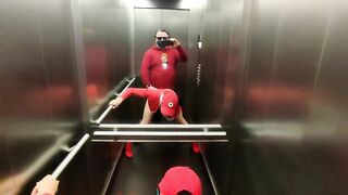 I fucked my neighbor's horny wife in a public elevator