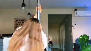 egirl teases you with her pole routine