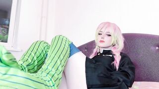 ASMR STOCKINGS PLAY FOR YOUR STRONG RELAX I COSPLAY MITSURI KANROJI