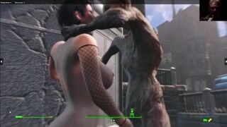 Erect Zombie Cock gets Juicy Ass Fuck from Porn Star Adventurer | Fallout 4 AAF Mods Animation Sex