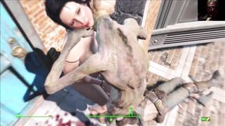 Erect Zombie Cock gets Juicy Ass Fuck from Porn Star Adventurer | Fallout 4 AAF Mods Animation Sex