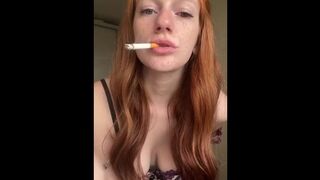 Smoking girl