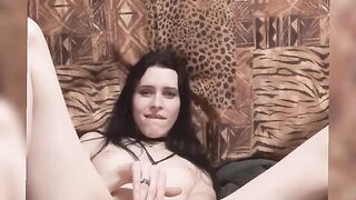 Yennefer Halloween Treat - Masturbating and Real Orgasm