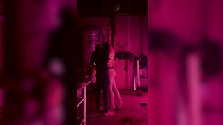 Slut bondage hanging and spanking