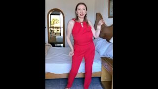 MariaOld milf dance and shake huge natural boobs