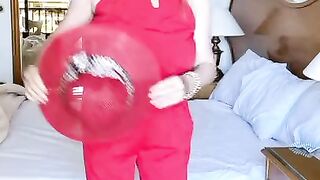 MariaOld milf dance and shake huge natural boobs