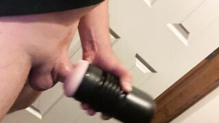 Fleshlight masturbate husband