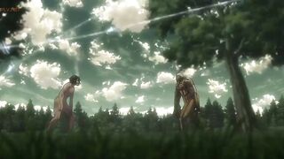 Shingeki No Kyojin Eren vs Reiner ( Primer Encuentro) Sub Español