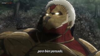 Shingeki No Kyojin Eren vs Reiner ( Primer Encuentro) Sub Español