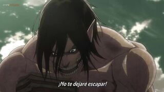 Shingeki No Kyojin Eren vs Reiner ( Primer Encuentro) Sub Español