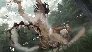 Shingeki No Kyojin Eren vs Reiner ( Primer Encuentro) Sub Español