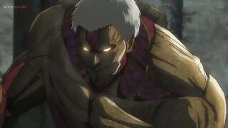 Shingeki No Kyojin Eren vs Reiner ( Primer Encuentro) Sub Español