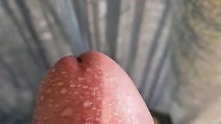 ASMR Lovense Gush closeup moaning and cum in shower