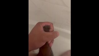 Teen guy horny in the shower!!! *Cumshot*