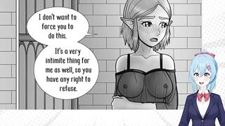 Zelda: A Night with the Princess [Fan Comic] Link and Zelda Hentai