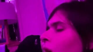 Slutty teen trans-girl uses Pornhub stealth stroker to get off