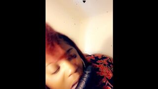 Bbw Sucking dick deepthroat head practice