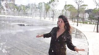 Public Walk, Swing, Fountain of Hot Student ExpressiaGirl