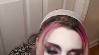 POV: Goth Barista Sucks Your Dick For Spitting In Your Drink