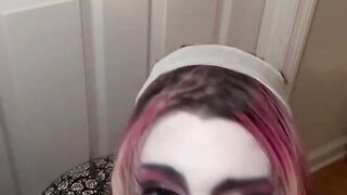 POV: Goth Barista Sucks Your Dick For Spitting In Your Drink