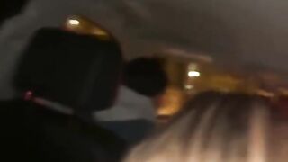 Blowjob in the Backseat of a FULL Passenger Car! no Fucks Givin!