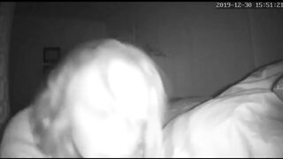 Also wife's friend sleep over hidden camera