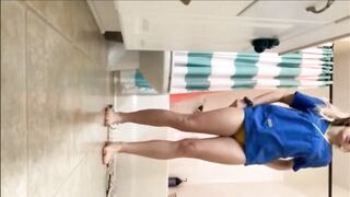 HD Hidden Cam Spycam Shower Spy BEST SEXY BLOND REAL UNAWARE