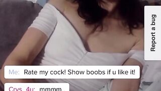 Rate my cock - Webcam girls compilation 5