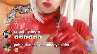 Rafaela De Melo Quase Pelada Em Live do Instagram