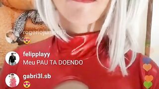 Rafaela De Melo Quase Pelada Em Live do Instagram