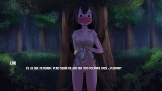 Recibiendo y dándole una mamada a Tsuyu de My Hero Academy - RE:Hero Academy