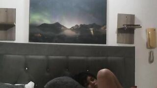 Three horny friends film themselves masturbating at the motel