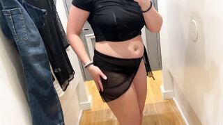 TRANSPARENT Clothes in Dressing Room