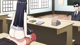 HINATA JUMPING ON OUR DICK IN THE CLASSROOM - TRAINING WITH HINATA - KUNOICHI TRAINER