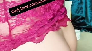 Trans FUCKS fleshlight and Cumshot inside