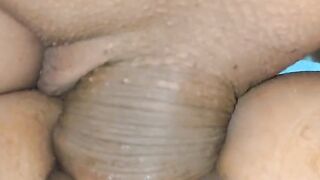 Casero de COMO GOZO una BBC // CLOSE UP sucking balls // COÑO MOJADO