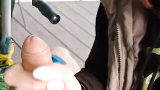 Blowjob outdoor