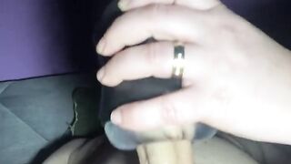 Sex Toy and Cum One Hand