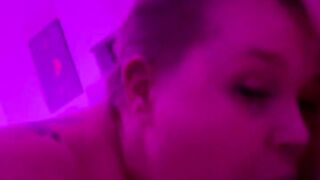 Amateur blowjob cum in mouth