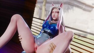 3D Compilation: League of Legends Ahri Evelynn Fucked From Behind Akali Doggystyle Kaisa Creampie